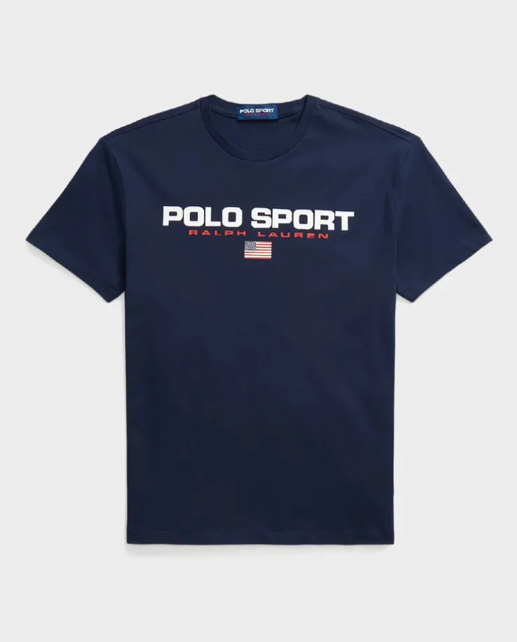 Bawełniana granatowa koszulka polo Classic Fit