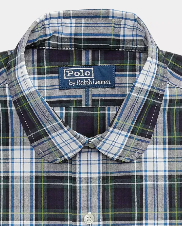 Bawełniana koszula w kratkę Custom Fit