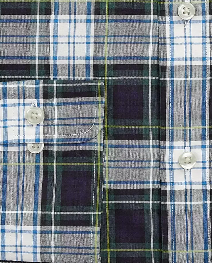 Bawełniana koszula w kratkę Custom Fit