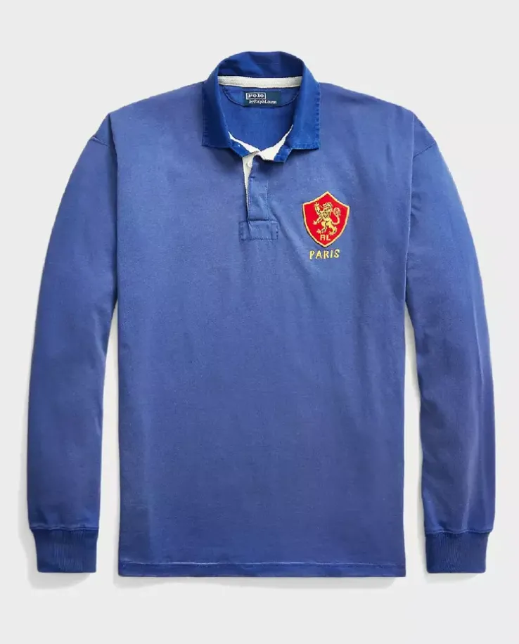 Bawełniana koszulka z kołnierzykiem Classic Fit