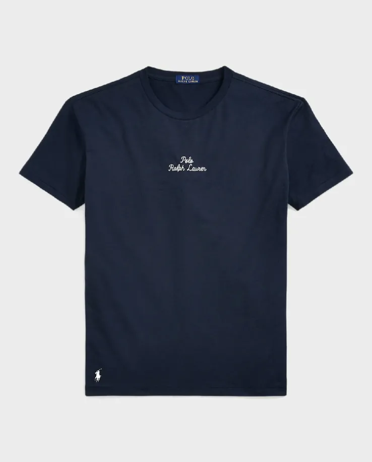 Bawełniany t-shirt z logo Classic Fit