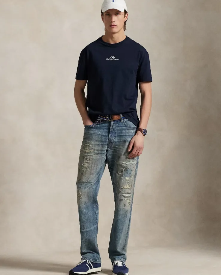 Bawełniany t-shirt z logo Classic Fit