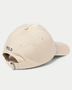 Beżowa czapka Chino z logo