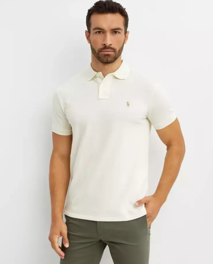 Beżowa koszulka polo