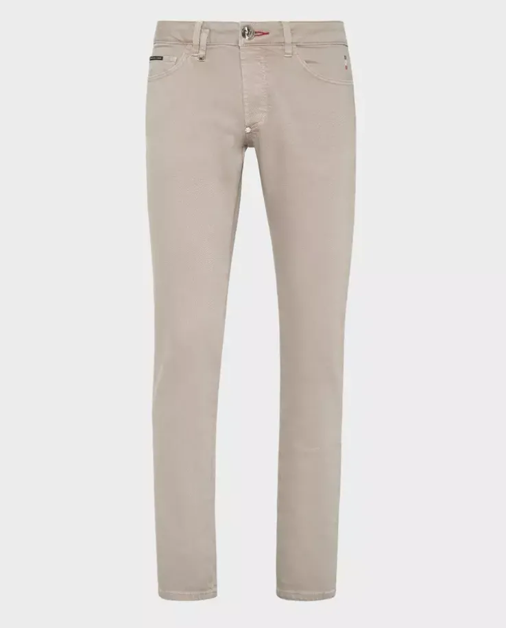 Beżowe jeansy Super Straight