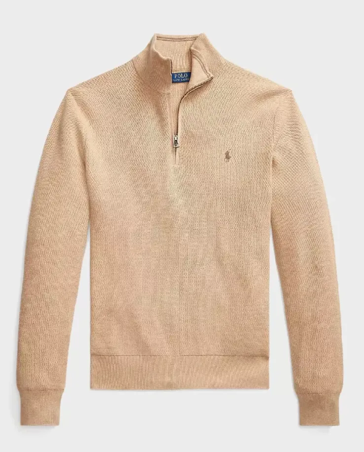 Beżowy sweter Regular Fit