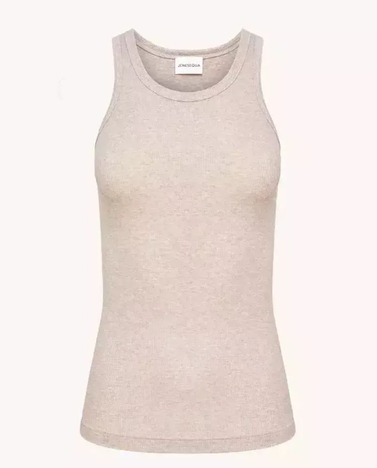 Beżowy tank top Napoli