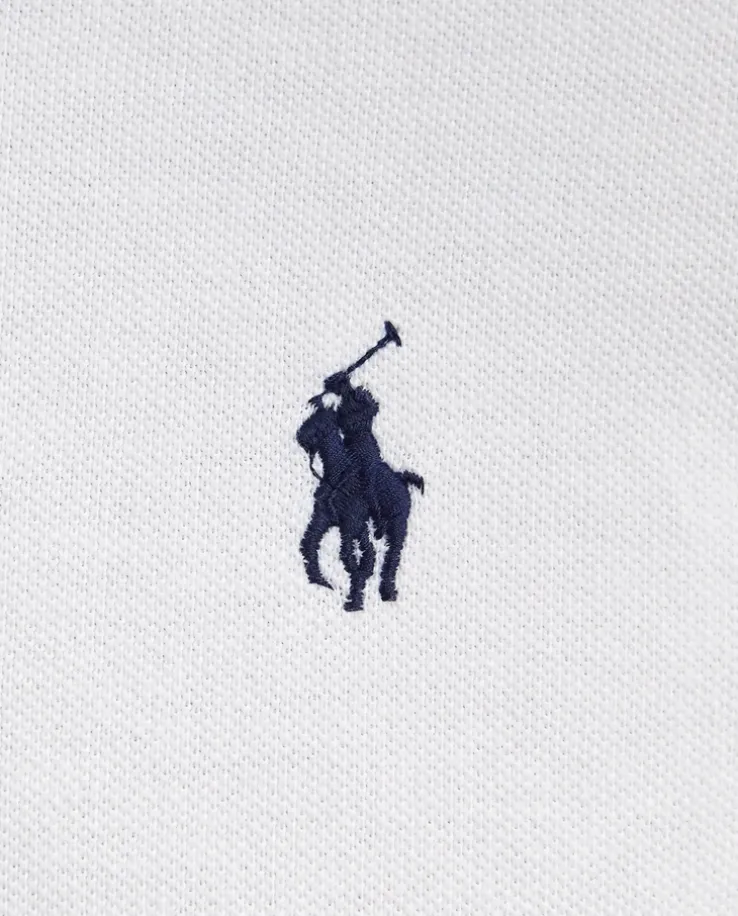 Biała bawełniana koszulka polo