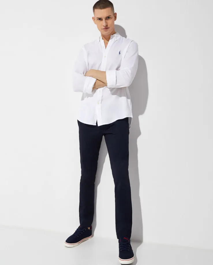 Biała koszula Mesh Custom Fit