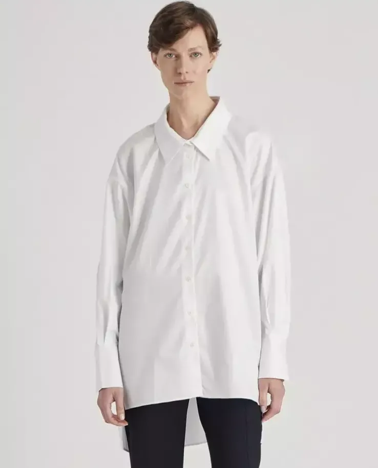 Biała koszula oversize Chic Carrie