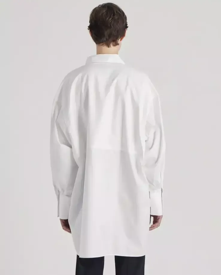 Biała koszula oversize Chic Carrie
