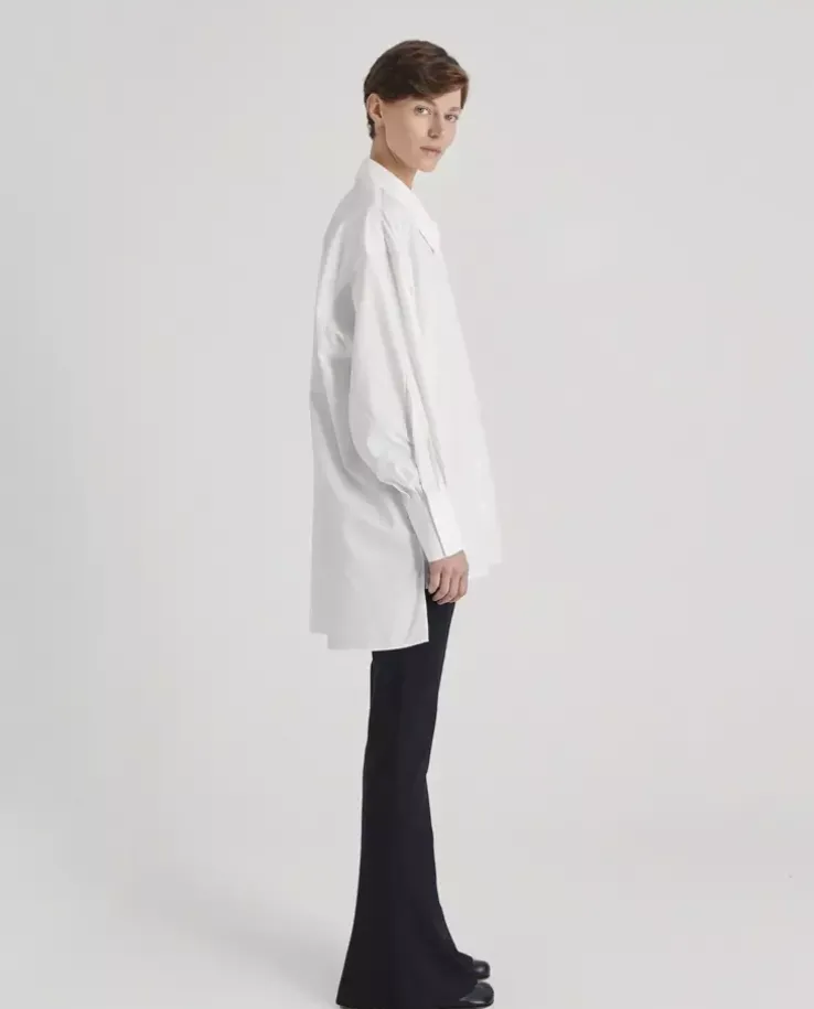 Biała koszula oversize Chic Carrie