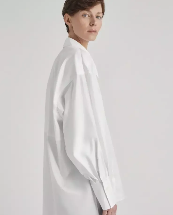 Biała koszula oversize Chic Carrie
