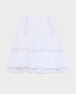 Biała spódniczka mini Hortens