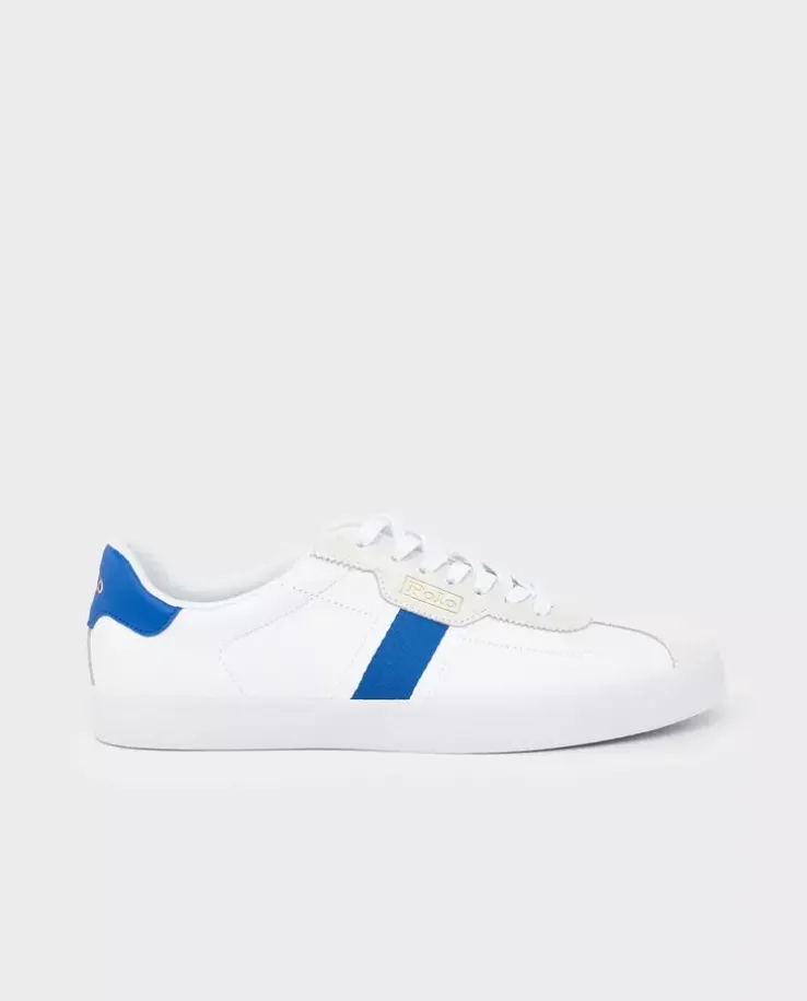 Białe skórzane sneakersy Court VLC II