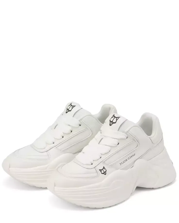Białe skórzane sneakersy Temple