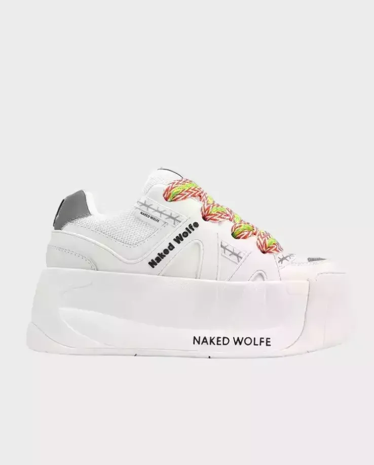 Białe sneakersy Slider
