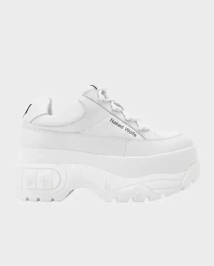 Białe sneakersy Sporty