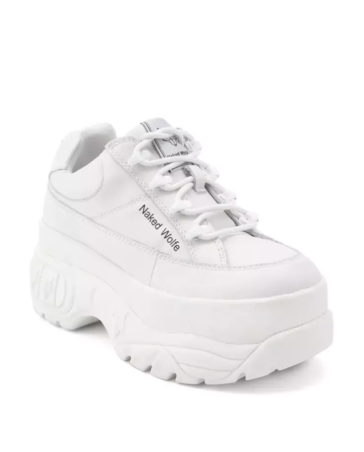 Białe sneakersy Sporty
