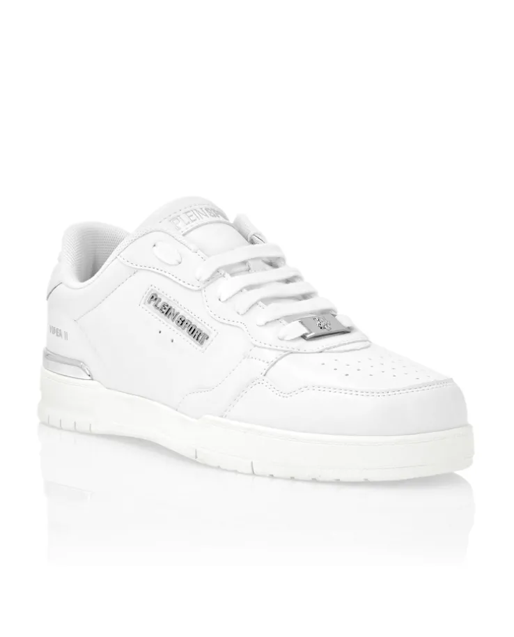 Białe sneakersy Tiger.X lo-top