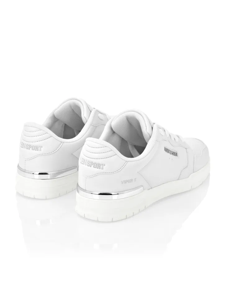Białe sneakersy Tiger.X lo-top
