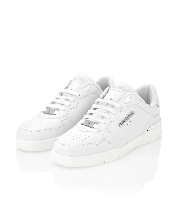 Białe sneakersy Tiger.X lo-top