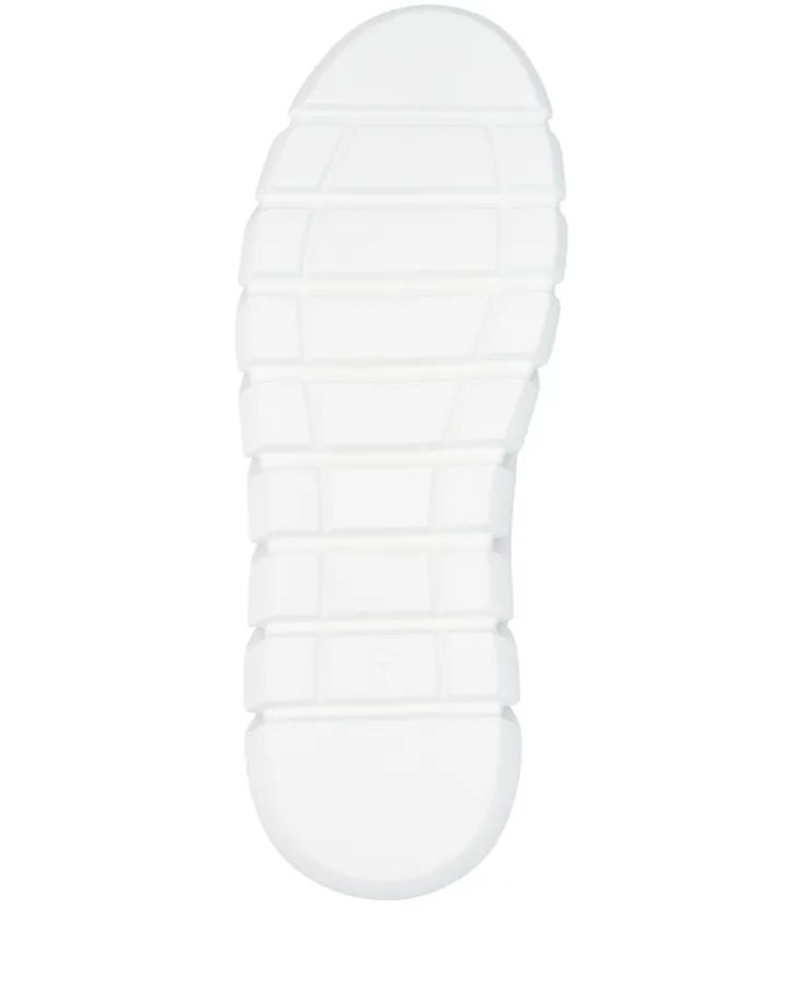 Białe sneakersy z kontrastowym logo
