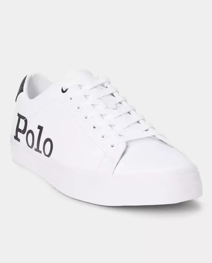 Białe sneakersy z logo