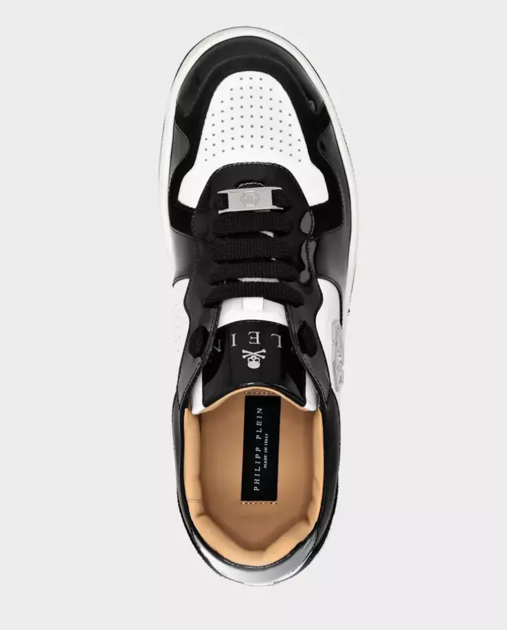 Biało-czarne sneakersy Lo-Top z logo