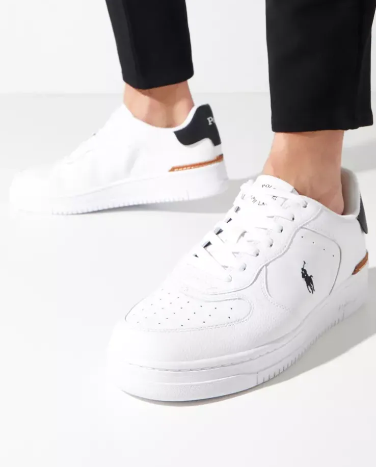 Biało-czarne sneakersy Masters Court
