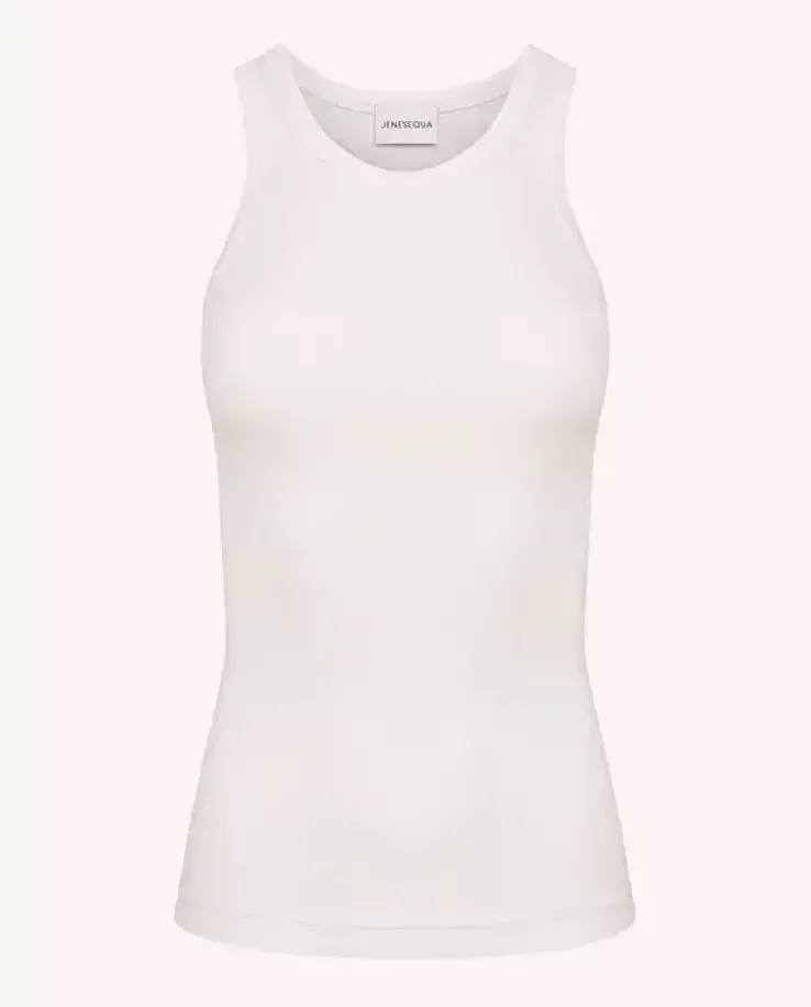 Biały tank top Napoli