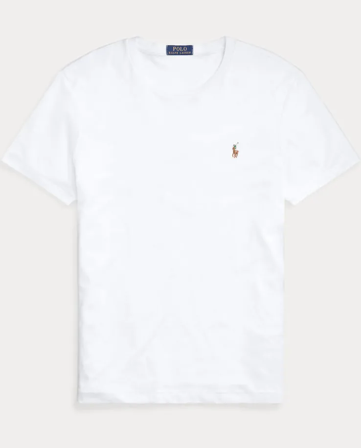 Biały t-shirt Custom Slim Fit