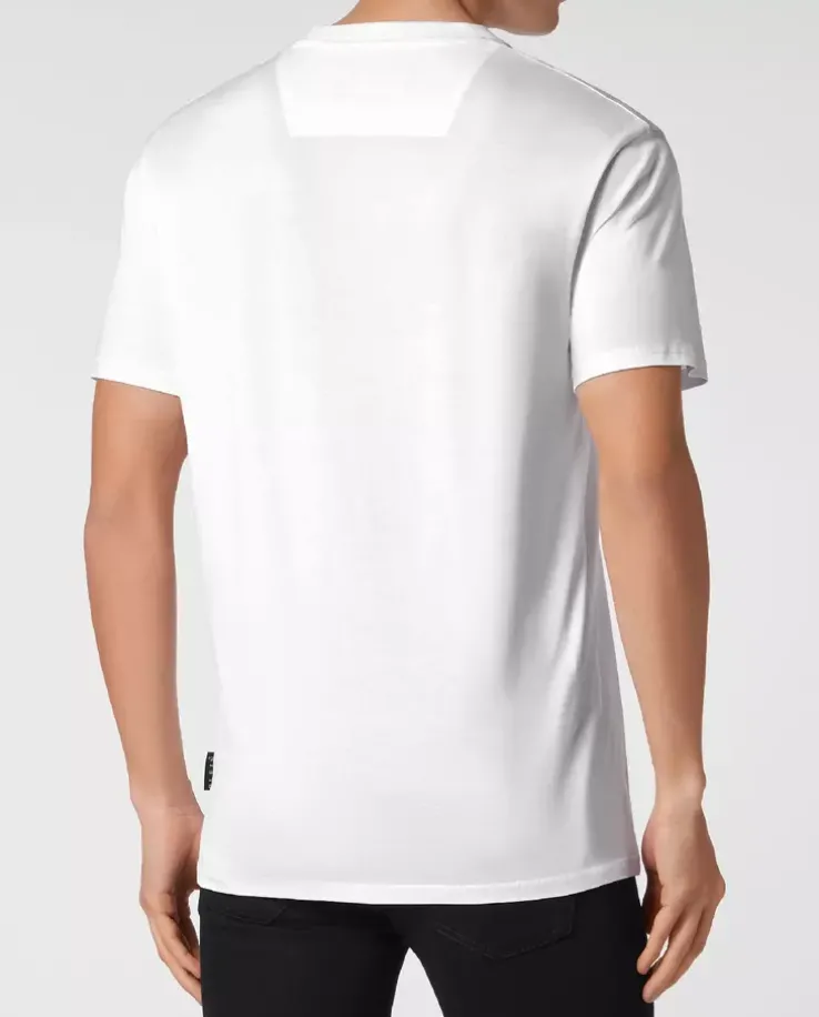 Biały t-shirt SS Rainbow Stripes