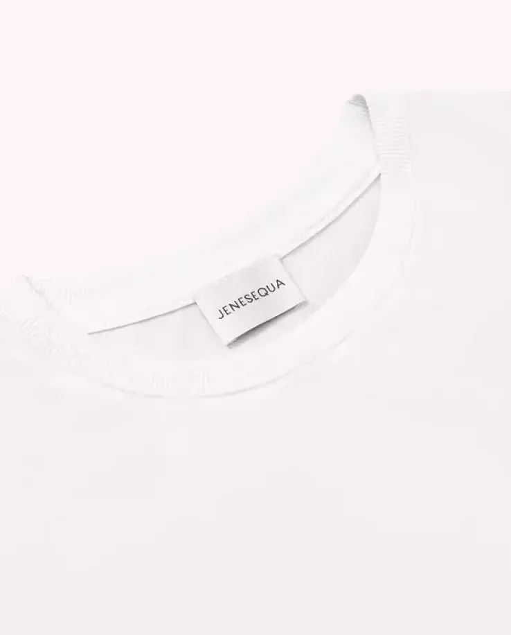 Biały t-shirt Vero Jenesequa