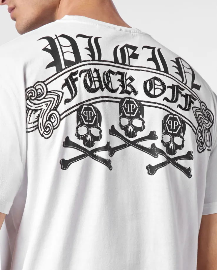 Biały T-shirt z printem