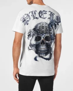 Biały T-shirt z printem