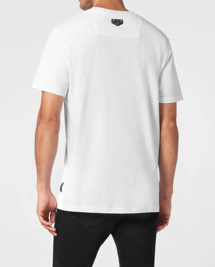 Biały T-shirt z printem