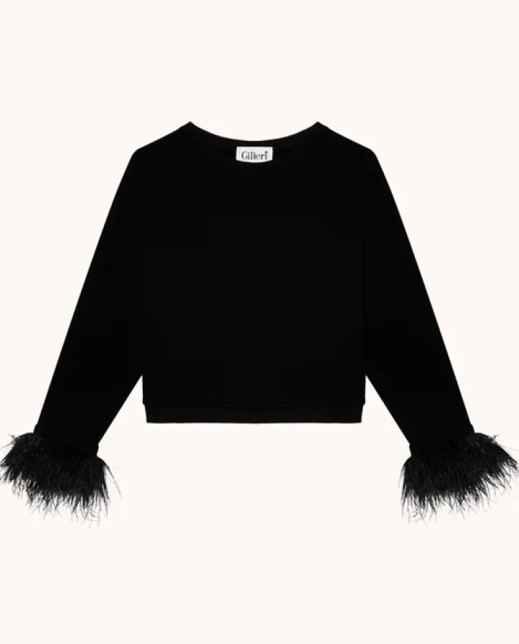 Bluza z ozdobnym rękawem Margaux