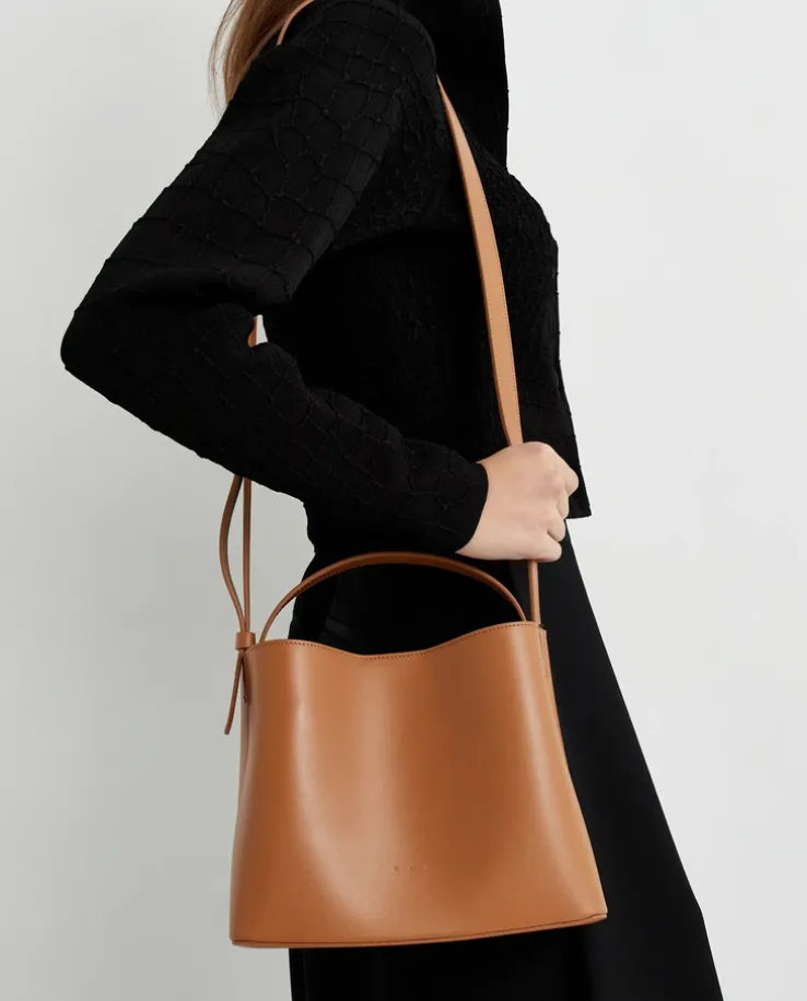 Brązowa torebka Mini Sac