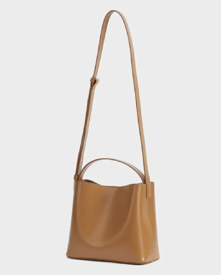 Brązowa torebka Mini Sac