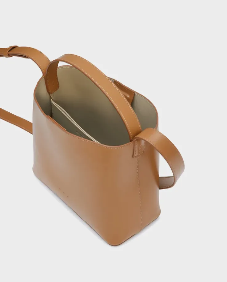 Brązowa torebka Mini Sac