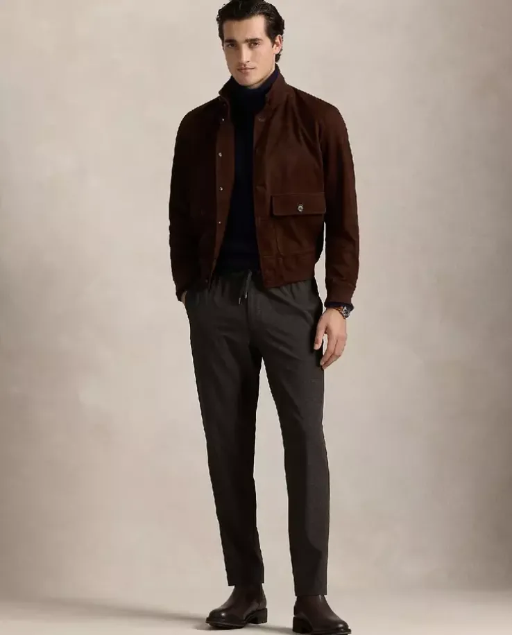 Brązowe spodnie Tailored Classic Fit