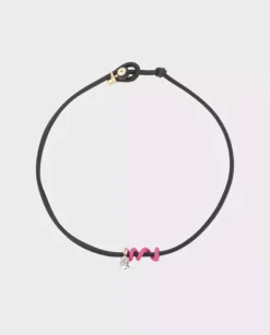 Choker z kryształem