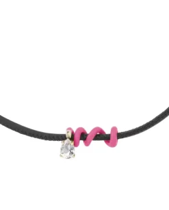 Choker z kryształem