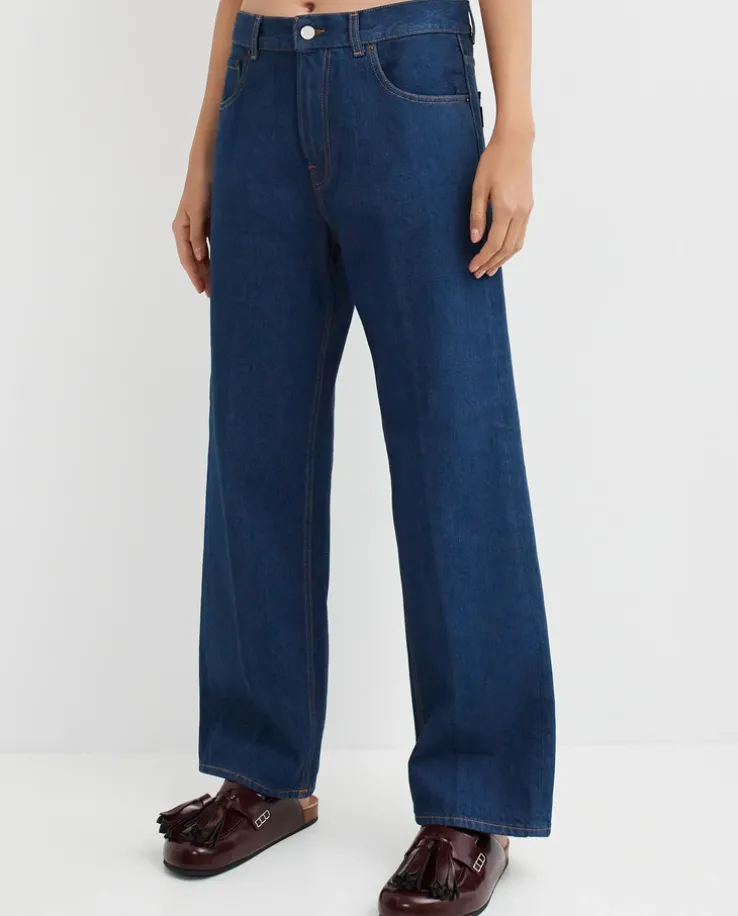 Ciemnoniebieskie jeansy Bonnie Asian Fit