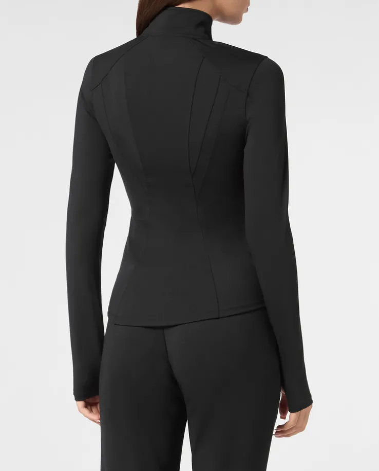 Czarna bluza do biegania