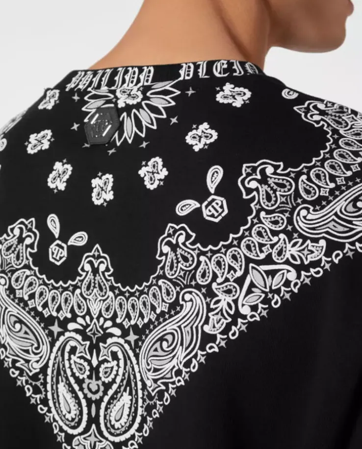 Czarna bluza Paisley Bandana