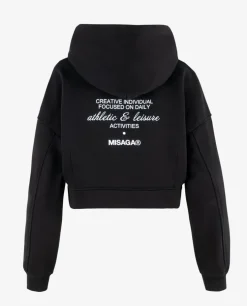 Czarna bluza z kapturem