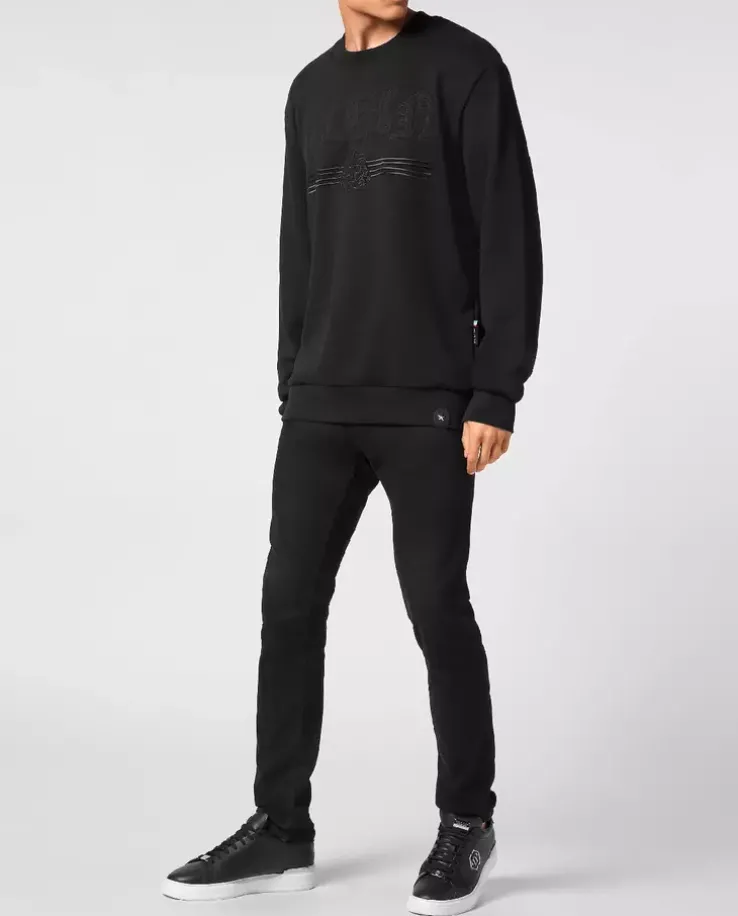 Czarna bluza z logo Gothic