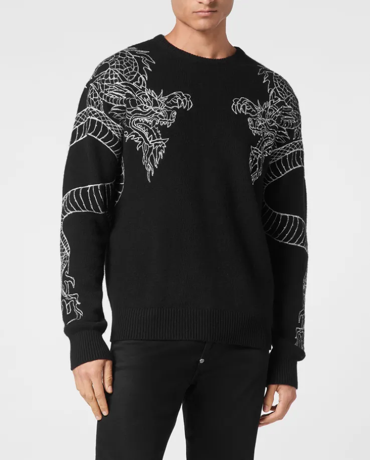 Czarna bluza z printem